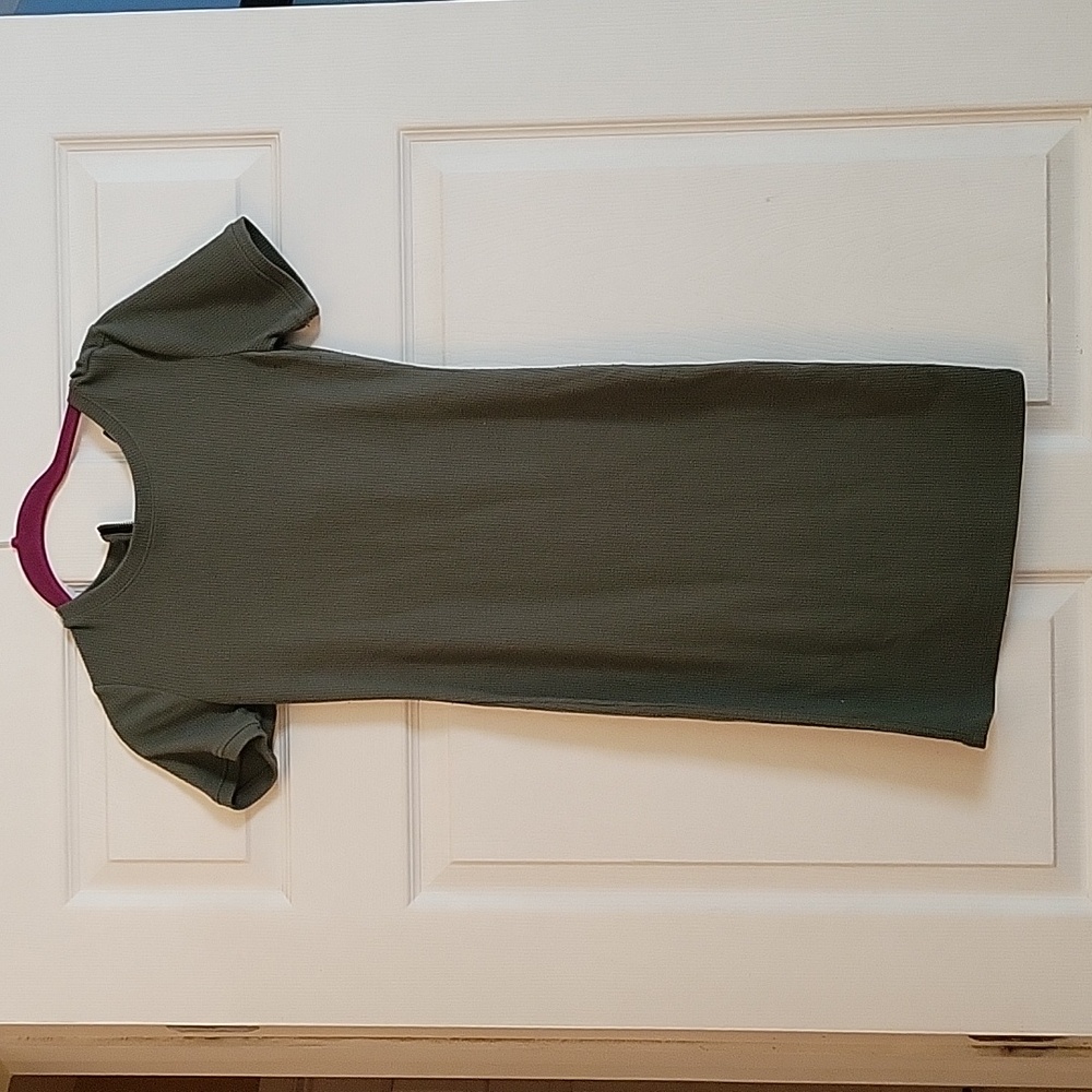 Forever 21 Ribbed dress Olive Green